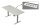 Kerkmann Move 1 plus elektrisch höhenverstellbarer Schreibtisch lichtgrau rechteckig, T-Fuß-Gestell grau 180,0 x 80,0 cm