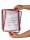 DURABLE Wand-Sichttafelsystem VARIO® WALL 555103 DIN A4 rot mit 5 St. Sichttafeln, 1 St.