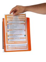DURABLE Wand-Sichttafelsystem VARIO® WALL 555109 DIN A4 orange mit 5 St. Sichttafeln, 1 St.
