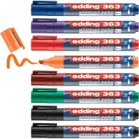 edding 363 Whiteboard-Marker farbsortiert 1,0 - 5,0 cm, 8...