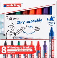 edding 363 Whiteboard-Marker farbsortiert 1,0 - 5,0 cm, 8...