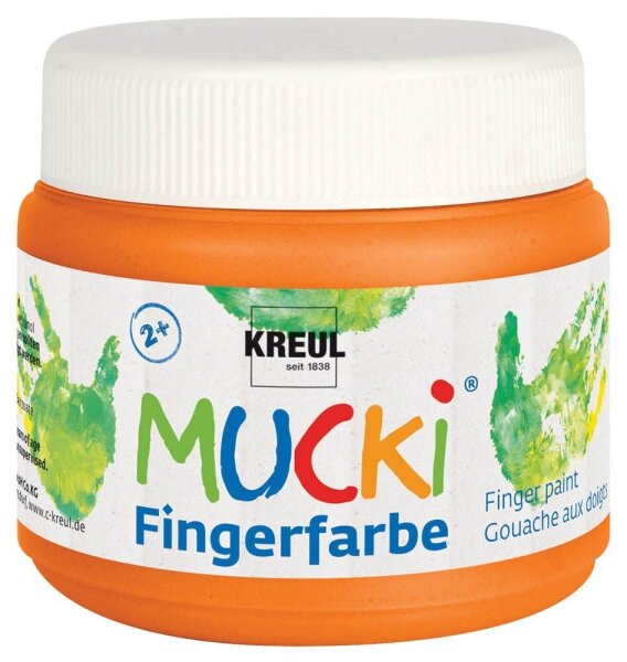 KREUL MUCKI Fingerfarbe orange 150,0 ml, 1 St.