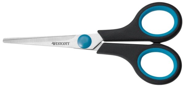 WESTCOTT Schere Easy Grip schwarz-blau 14,0 cm