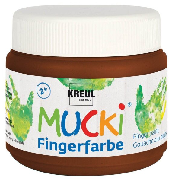 KREUL MUCKI Fingerfarbe braun 150,0 ml, 1 St.