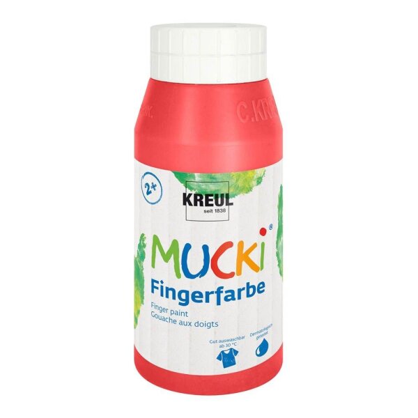 KREUL MUCKI Fingerfarbe rot 750,0 ml, 1 St.