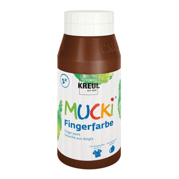 KREUL MUCKI Fingerfarbe braun 750,0 ml, 1 St.