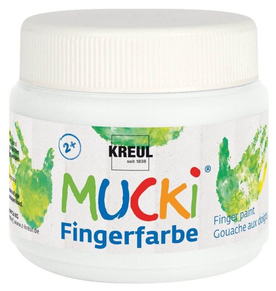 KREUL MUCKI Fingerfarbe weiß 150,0 ml, 1 St.