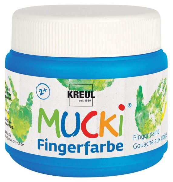 KREUL MUCKI Fingerfarbe blau 150,0 ml, 1 St.