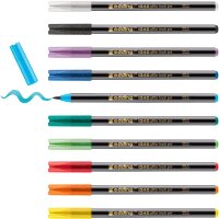 edding 1340 glitzer Brush-Pens farbsortiert, 10 St.