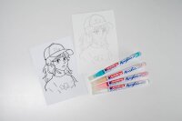 edding Manga Acrylstifte-Set farbsortiert 1,0 - 2,0 mm, 1 Set