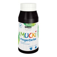 KREUL MUCKI Fingerfarbe schwarz 750,0 ml, 1 St.