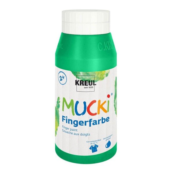 KREUL MUCKI Fingerfarbe grün 750,0 ml, 1 St.