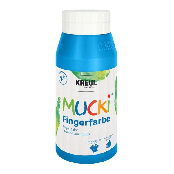 KREUL MUCKI Fingerfarbe blau 750,0 ml, 1 St.