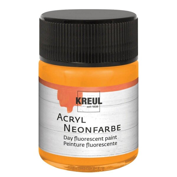 KREUL Acrylfarbe neonorange 50,0 ml, 1 St.