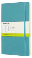 MOLESKINE Notizbuch Classic ca. DIN A5 blanko, riff blau...