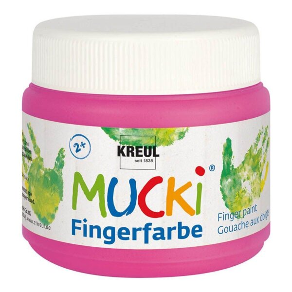 KREUL MUCKI Fingerfarbe neonpink 150,0 ml, 1 St.