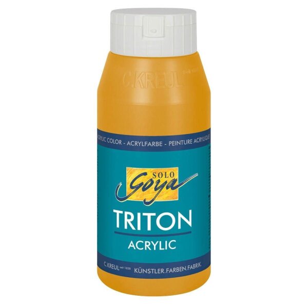 KREUL SOLO GOYA Triton Acrylfarbe brillantocker 750,0 ml, 1 St.