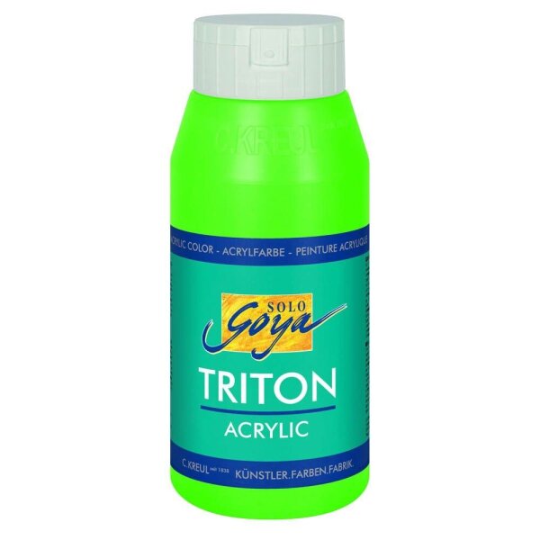KREUL SOLO GOYA Triton Acrylfarbe neongrün 750,0 ml, 1 St.