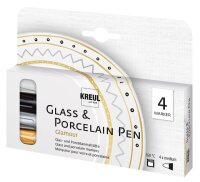 KREUL Glamour Porzellanstifte farbsortiert 2,0 - 4,0 mm,...