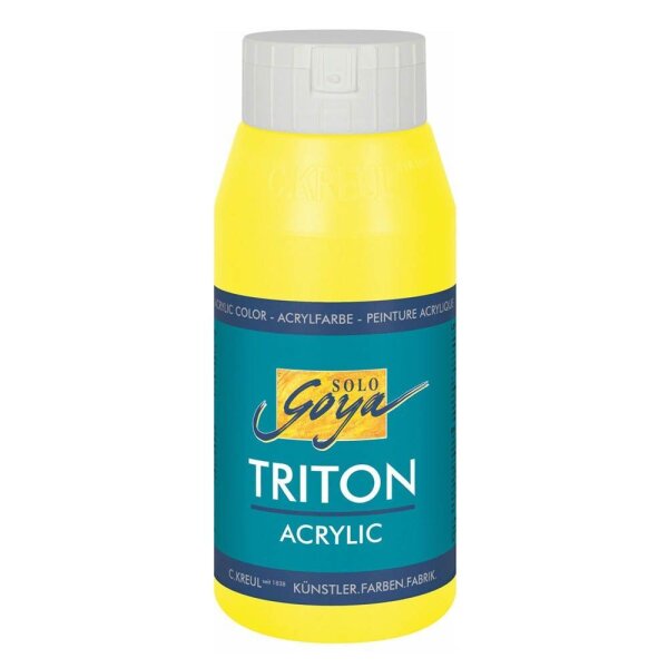 KREUL SOLO GOYA Triton Acrylfarbe zitron 750,0 ml, 1 St.