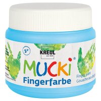 KREUL MUCKI Fingerfarbe hellblau 150,0 ml, 1 St.