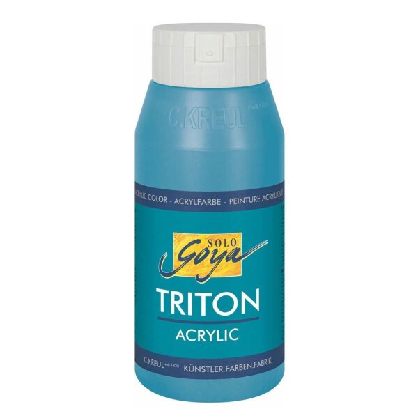 KREUL SOLO GOYA Triton Acrylfarbe türkisblau 750,0 ml  ( 17046 )