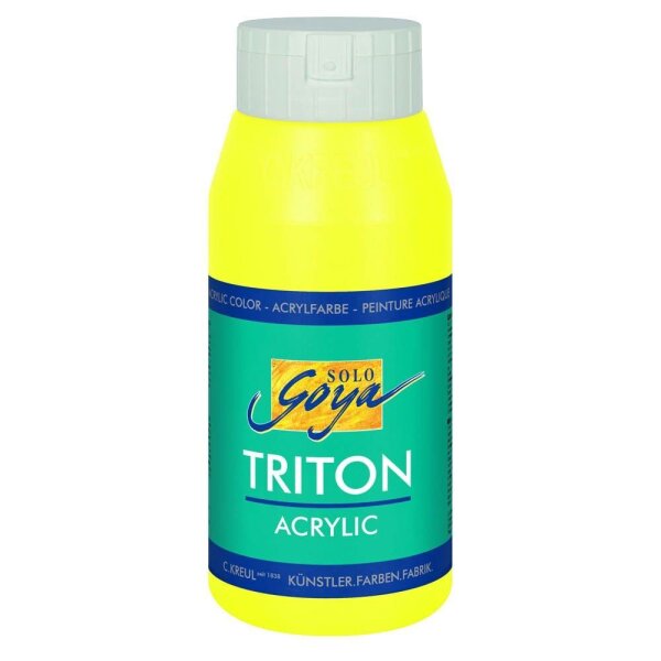 KREUL SOLO GOYA Triton Acrylfarbe neongelb 750,0 ml, 1 St.