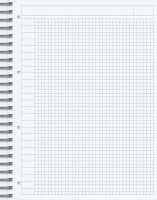 Ursus® Collegeblöcke Office kariert DIN A4 Rand rundum, 1 Block