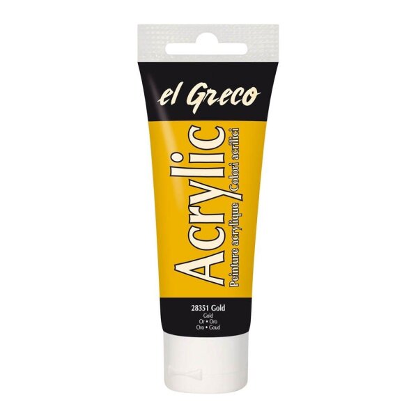 KREUL el Greco Acrylfarbe gold 75,0 ml, 1 St.