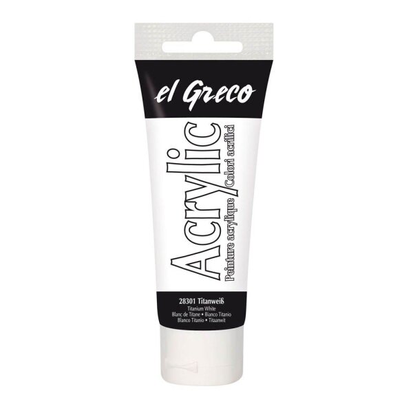 KREUL el Greco Acrylfarbe titanweiß 75,0 ml, 1 St.