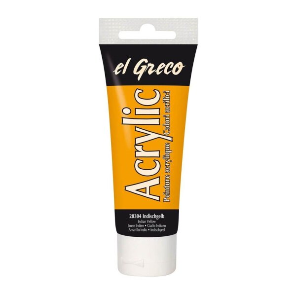 KREUL el Greco Acrylfarbe indischgelb 75,0 ml, 1 St.