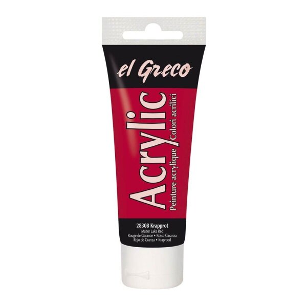 KREUL el Greco Acrylfarbe krapprot 75,0 ml, 1 St.