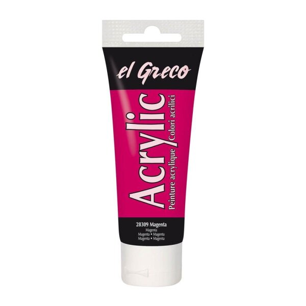 KREUL el Greco Acrylfarbe magenta 75,0 ml, 1 St.