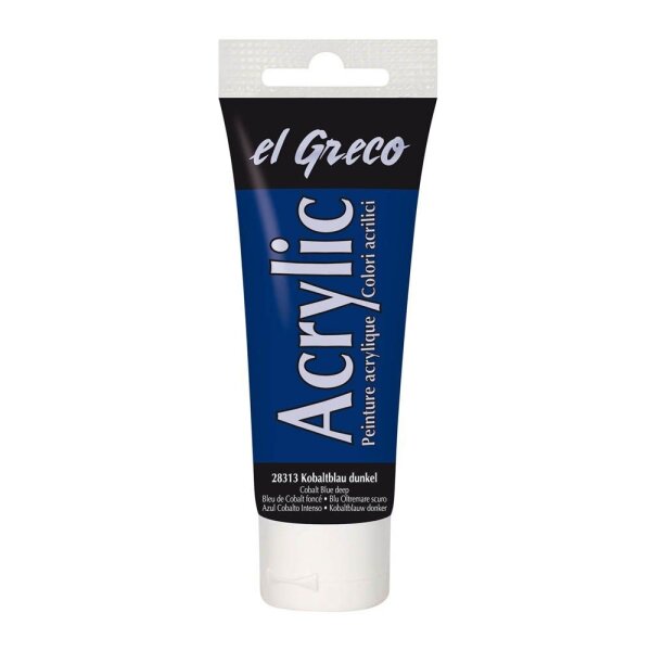 KREUL el Greco Acrylfarbe kobaltblau dunkel 75,0 ml, 1 St.