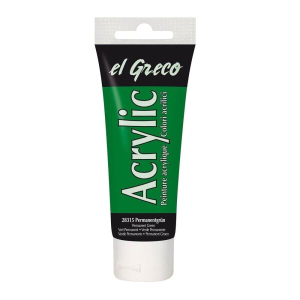 KREUL el Greco Acrylfarbe permanentgrün 75,0 ml, 1 St.