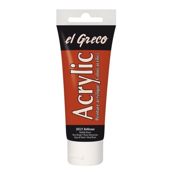 KREUL el Greco Acrylfarbe rotbraun 75,0 ml, 1 St.