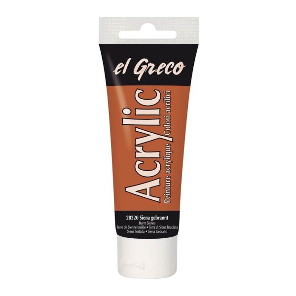 KREUL el Greco Acrylfarbe siena gebrannt 75,0 ml, 1 St.