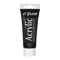 KREUL el Greco Acrylfarbe schwarz 75,0 ml, 1 St.