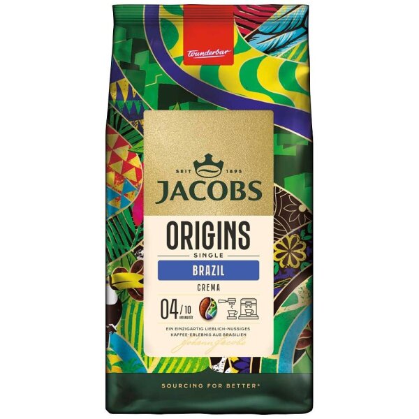 JACOBS Origins Brazil Kaffeebohnen mild, 1 kg