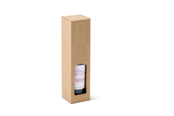 Flaschenverpackung für 1 Flasche 93 x 93 x 374 mm, 10 St.