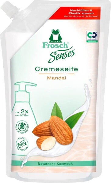 Frosch® Senses Mandel Flüssigseife Nachfüllpackung 500 ml, 1 St.