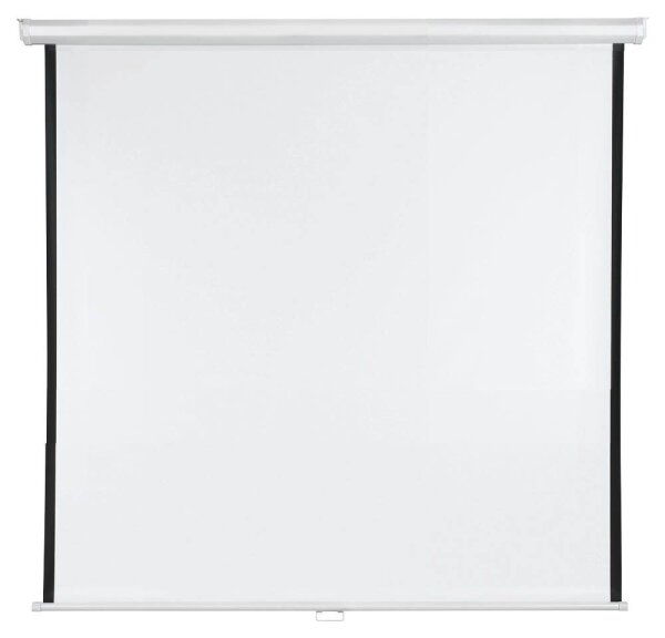 FRANKEN Rolloleinwand X-tra!Line 1:1, 150 x 150 cm Projektionsfläche