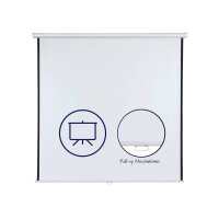 FRANKEN Rolloleinwand X-tra!Line 1:1, 200 x 200 cm...