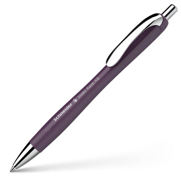 Schneider Kugelschreiber Slider Rave XB plum, Schreibfarbe: blau, 1 St.