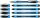 AKTION: Schneider Kugelschreiber Slider Memo hellblau/schwarz, Schreibfarbe: schwarz, 4 St. + GRATIS Schneider Kugelschreiber Slider Rave XB