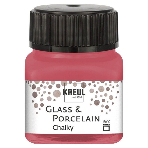 KREUL Chalky Porzellanfarben rot 20,0 ml