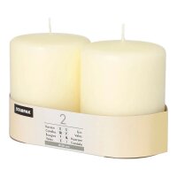 STARPAK Kerzen elfenbein, 2 St.