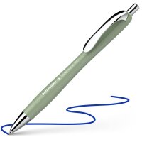 Schneider Kugelschreiber Slider Rave XB organic green, Schreibfarbe: blau, 1 St.
