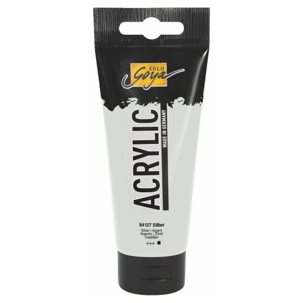 KREUL SOLO GOYA Acrylfarbe silber 100,0 ml, 1 St.