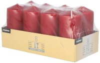 STARPAK Stumpenkerzen bordeaux, 8 St.
